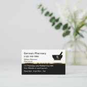 Klasse im Einzelhandel oder Online-Apotheke Visitenkarte (Stehend Vorderseite)