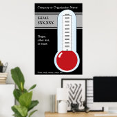 Klasse in schwarzen Zielen Poster (Heimbüro)