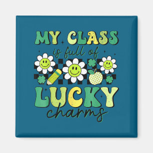 Klasse ist voller Glücksbringer St. Patricks Day Magnet