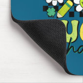 Klasse ist voller Glücksbringer St. Patricks Day Mousepad (Ecke)