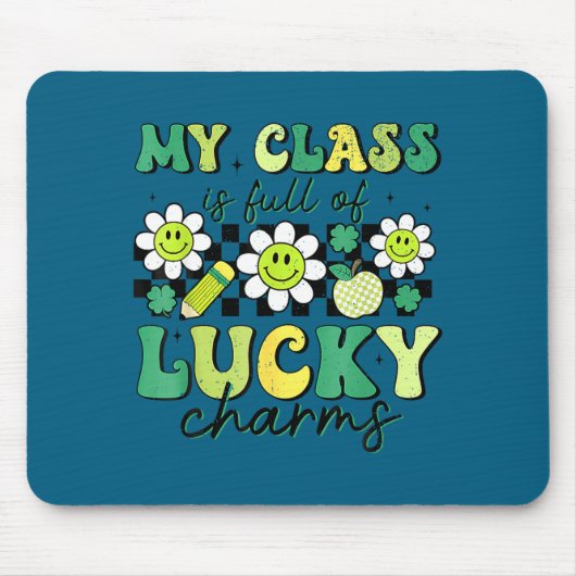 Klasse ist voller Glücksbringer St. Patricks Day Mousepad (Vorne)