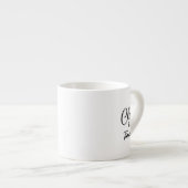 Klasse ist zeitlos espressotasse (Vorderseite Rechts)