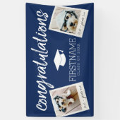 Klasse Jedes Jahr Abschluss 2 Quadrat FotoCollage Banner (Vertikal)