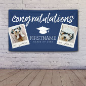 Klasse Jedes Jahr Abschluss 2 Quadrat FotoCollage Banner