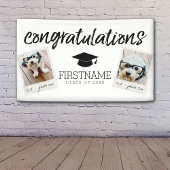 Klasse Jedes Jahr Abschluss 2 Quadrat FotoCollage Banner