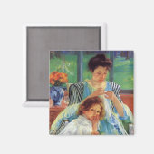 Klasse: Junge Mutter Magnet (Vorderseite/Rückseite)