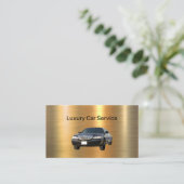 Klasse Luxus-Auto-Service Uber-Treiber Visitenkarte (Stehend Vorderseite)