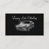 Klasse Luxus-Automobil-Auto im Detail Visitenkarte (Vorderseite)