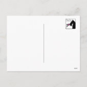 Klasse Mädchen tragen Perlen Postkarte (Rückseite)