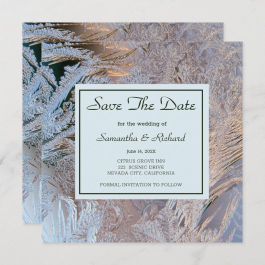 Klasse Mattiert Save the Date (Vorne/Hinten)