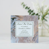 Klasse Mattiert Save the Date (Stehend Vorderseite)