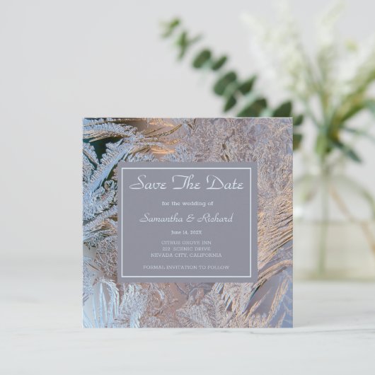 Klasse Mattiert Save the Date (Stehend Vorderseite)