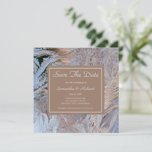 Klasse Mattiert Save the Date (Stehend Vorderseite)