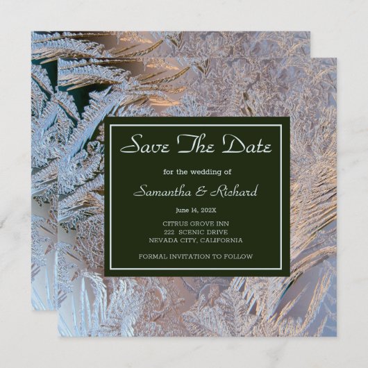 Klasse Mattiert Save the Date (Vorne/Hinten)