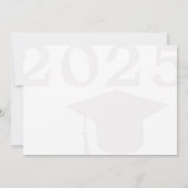 Klasse minimalistisch 2 Fotos Abitur (Rückseite)