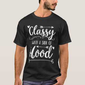 Klasse mit einer Seite des Niedlichen sassy-Sprich T-Shirt