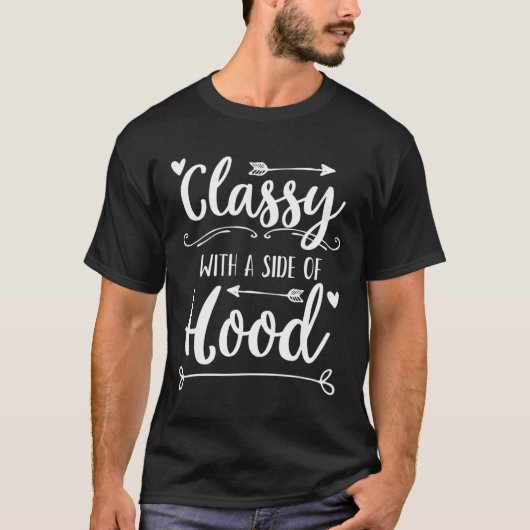 Klasse mit einer Seite des Niedlichen sassy-Sprich T-Shirt (Vorderseite)
