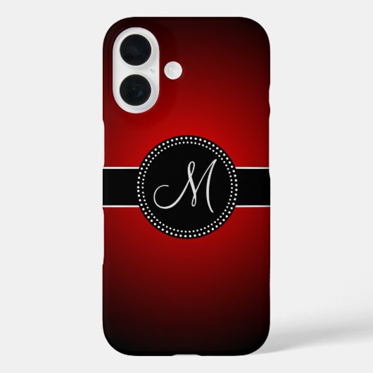 Klasse Mit Monogramm Case-Mate iPhone Hülle (Rückseite)