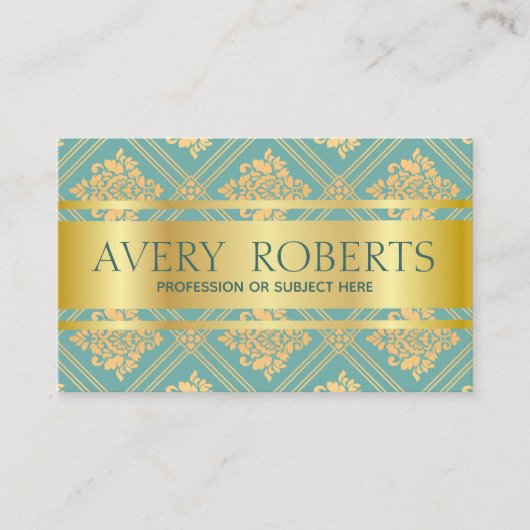 Klasse Moderner Blumenluxus Sparkle Zyklogold Visitenkarte (Vorderseite)