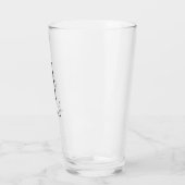 Klasse Monogramm Anfangsbuchstaben J mit Nachname  Glas (Links)