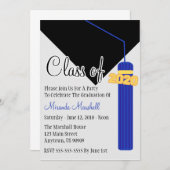 Klasse of 2020 Tassel Abschluss Invite (blau) Einladung (Vorne/Hinten)