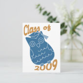 Klasse Owl Postkarte (Stehend Vorderseite)
