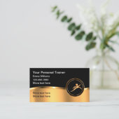 Klasse Personal Fitness Trainer Visitenkarte (Stehend Vorderseite)