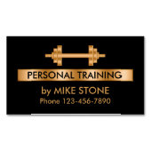 Klasse Personal Trainer Magnetische Visitenkarte (Vorderseite)