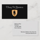 Klasse Pet Groomer Business Cards Visitenkarte (Vorne/Hinten)