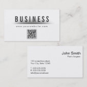 Klasse QR Code Plastikchirurgen Visitenkarte (Vorne/Hinten)