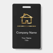 Klasse Real Anwesen Design Ausweis (Vorderseite)