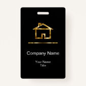 Klasse Real Anwesen Design Ausweis (Vorderseite)