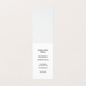 Klasse Realtor Zwei-Falten-Visitenkarten Visitenkarten (Innenseite Aufgefaltet)