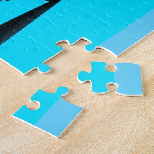 Klasse Red Hot Rod Car Puzzle (Seite)