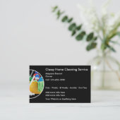 Klasse Reinigungsservice Moderne Visitenkarten Visitenkarte (Stehend Vorderseite)