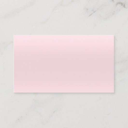 Klasse Reinigungsservice Wohnsilber Pink Visitenkarte (Rückseite)