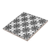 Klasse Retro visuelles geometrisches Muster Fliese (Seite)