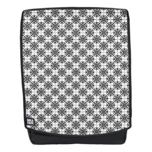 Klasse Retro visuelles geometrisches Muster Rucksack