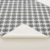 Klasse Retro visuelles geometrisches Muster Sherpadecke (3/4)