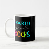 Klasse Rocks Team 4. Klasse Lehrer Kaffeetasse (Links)