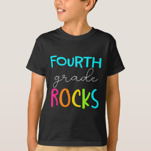 Klasse Rocks Team 4. Klasse Lehrer T-Shirt