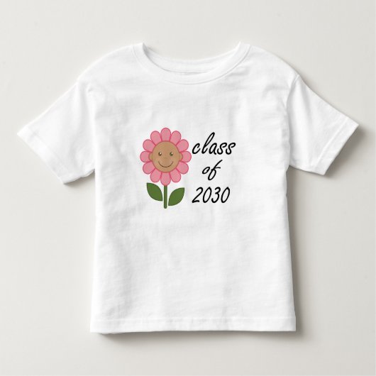Klasse rosa Gänseblümchens 2030 Kleinkind T-shirt (Vorderseite)