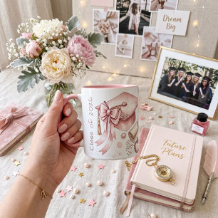 Klasse rosa Mädchen-Accessoires Abschluss Tasse