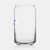 Klasse Royal Blue and White School Colors Jahr Dosenglas (Links)