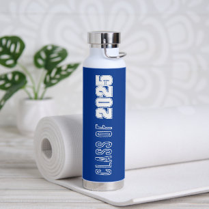 Klasse Royal Blue and White School Colors Jahr Trinkflasche