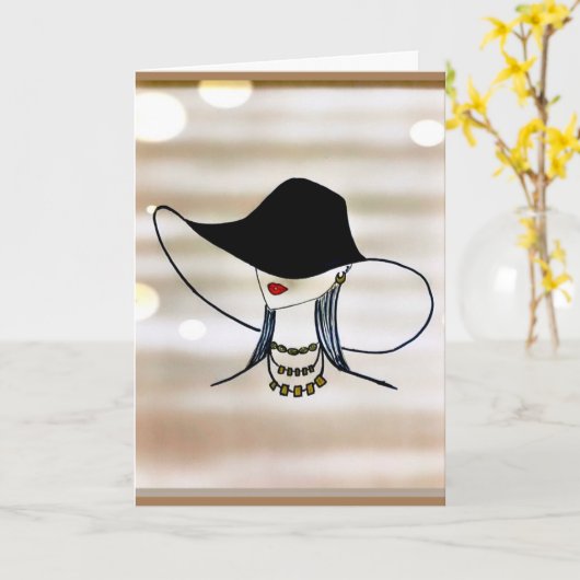 Klasse & Sassy Karte (Gelbe Blume)