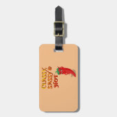 Klasse, sauber und scharf gepäckanhänger (Vorderseite vertikal)