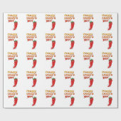 Klasse, sauber und scharf geschenkpapier (Flach)