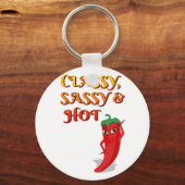 Klasse, sauber und scharf schlüsselanhänger (Vorderseite)