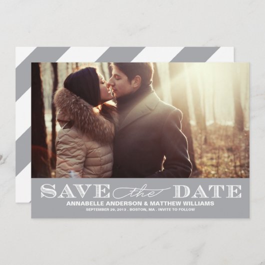 Klasse Save the Date PostCard (Vorne/Hinten)